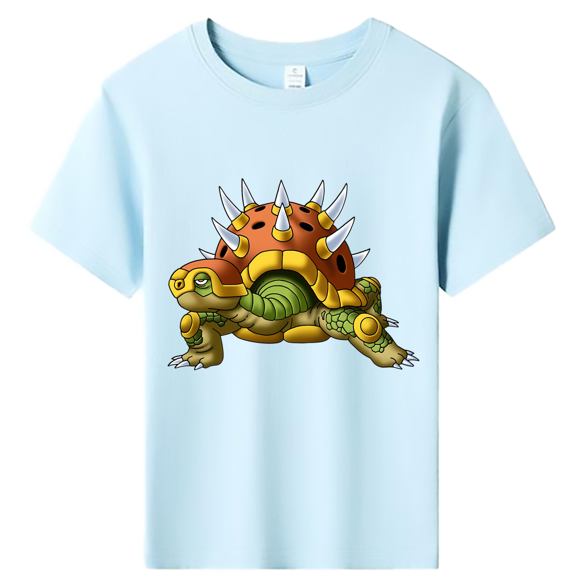 （画像用） ドラゴンクエスト Doragon Kuesuto Dragon Quest 綿100％キッズTシャツ（フロントプリント）